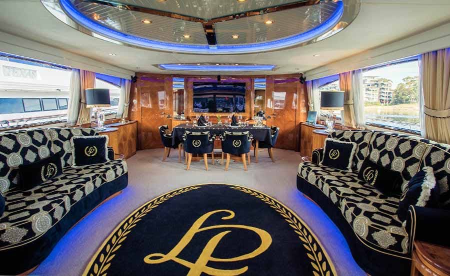 New Years Eve Cruise on Lady Pamela Main Saloon
New Years Eve Cruise on Lady Pamela Main Saloon