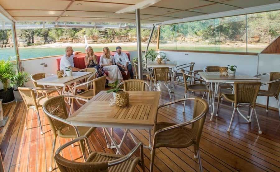 New Years Eve Cruises on MV Baroness Main Aft Deck