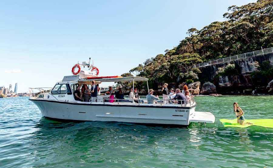 Boat Hire on Moxie swim platform and Lilypad