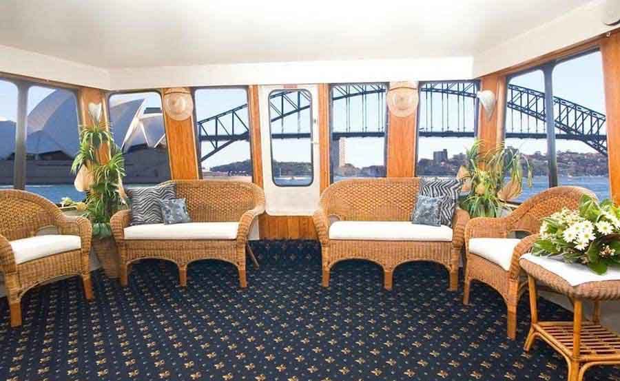 Christmas Cruises on MV Sydney Lounge area