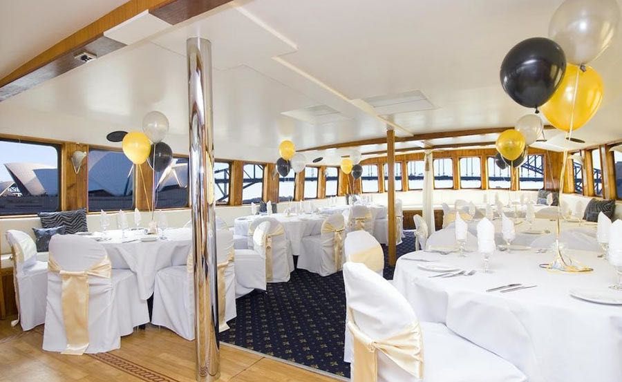 Christmas Cruises on MV Sydney Celebration setting
