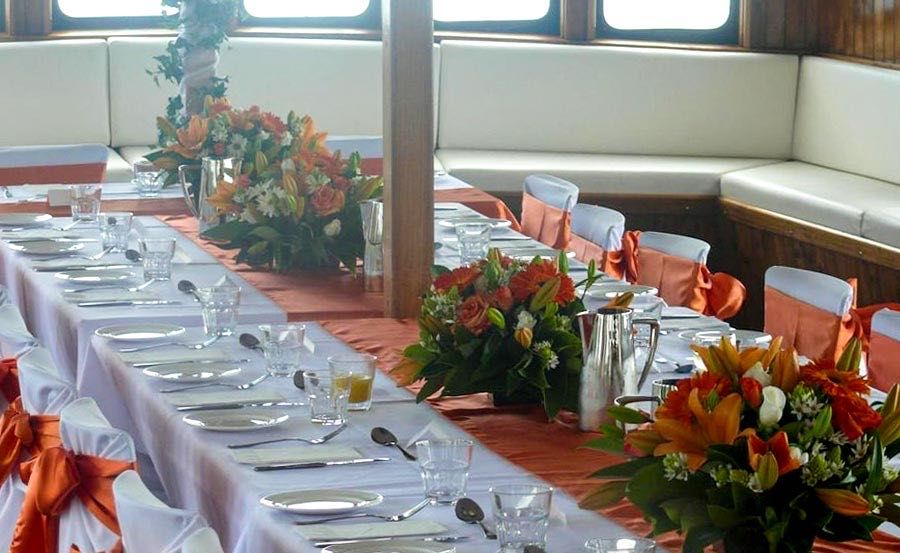 Christmas Cruises on MV Sydney Formal dining 