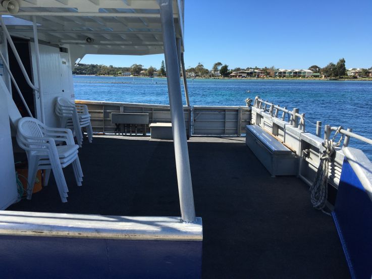 Cruise new years on MV Explorer spacious rear deck