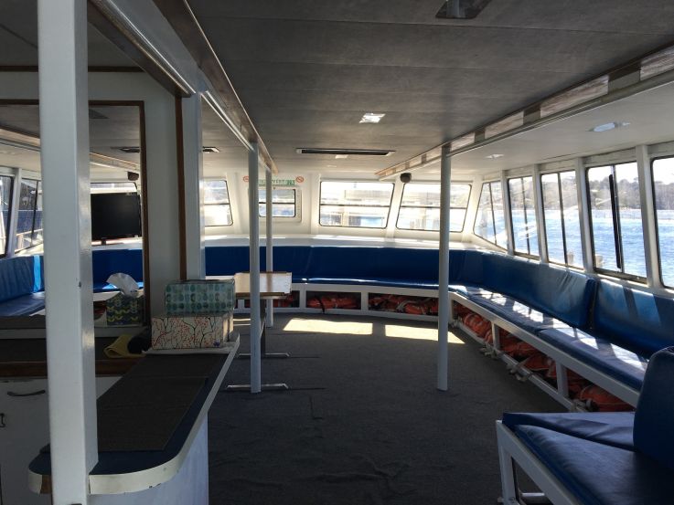 Cruise new years on MV Explorer undercover lounge