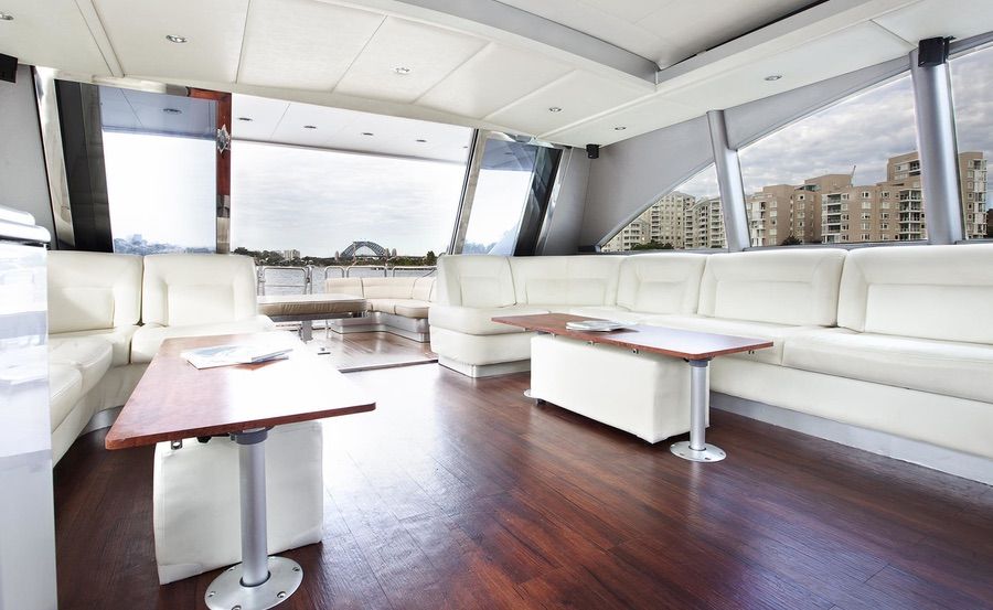 New Years day cruise on Prometheus upper lounge