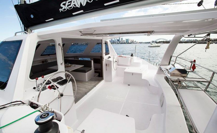 New years cruise on Happy Hour rear deck