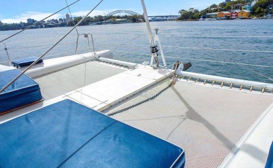 New Years Eve cruise on Kirralee forward trampolines
New Years Eve cruise on Kirralee forward trampolines