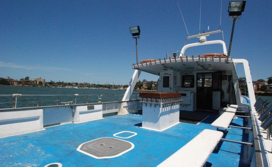 Avalon Boat Hire - Rear deck view Avalon Boat Hire - Rear deck view