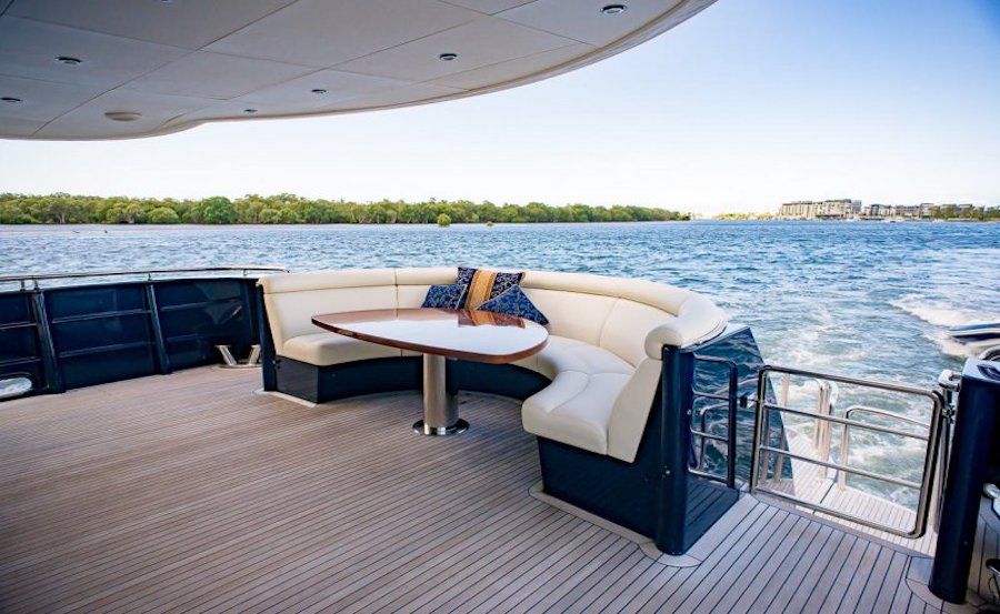 Aft deck ideal for New years eve cruise on Patriot 1 Aft deck ideal for New years eve cruise on Patriot 1