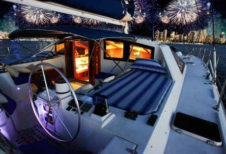 Obsession boat hire cockpit Obsession boat hire cockpit