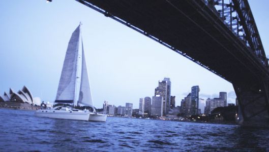 Obsession boat hire under Harbour Bridge Obsession boat hire under Harbour Bridge