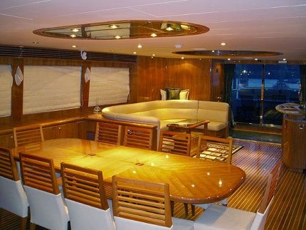 Oceanos II Boat Hire - Dining Oceanos II Boat Hire - Dining