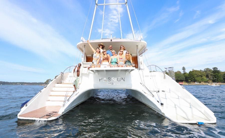 Boat Hire on Passion Stern View