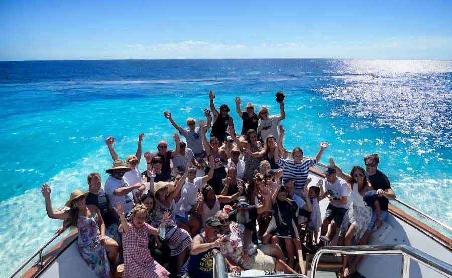 Boat Hire on Queen Royal group of people on board Boat Hire on Queen Royal group of people on board