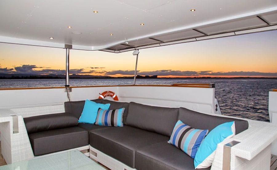 Boat Hire on Queen Royal outdoor lounge Boat Hire on Queen Royal outdoor lounge