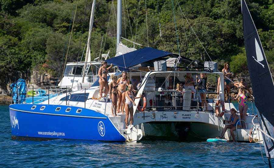 New Years Eve Cruises on Sea Monkey stern New Years Eve Cruises on Sea Monkey stern