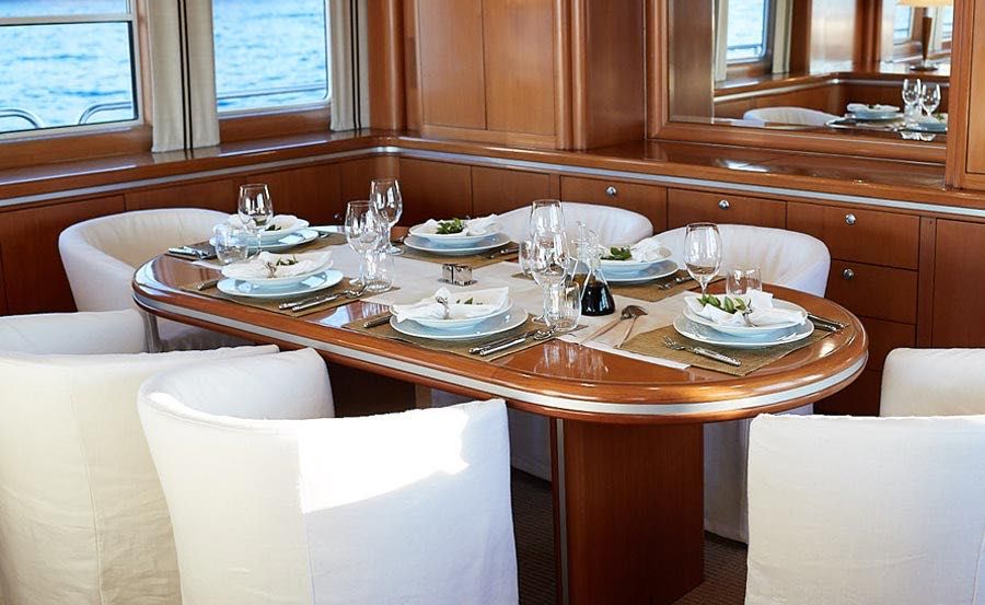 Boat Hire on Sea Raes dining Boat Hire on Sea Raes dining