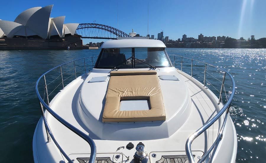 Vivid Cruises on Seaduction Sun Bed