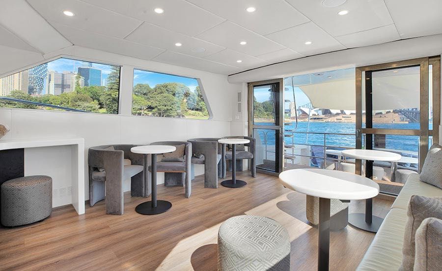 Harbour cruise on State of the Art interior 2 Harbour cruise on State of the Art interior 2