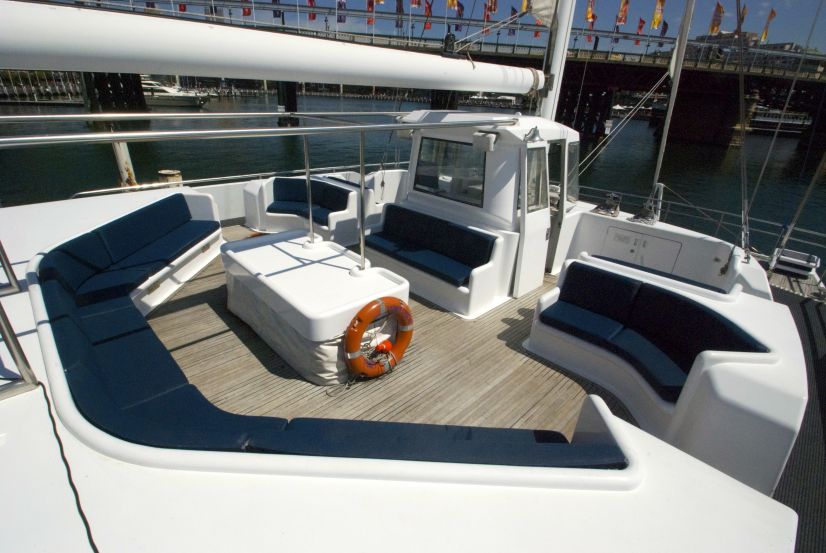 Sydney Crystal Harbour Cruises deck Sydney Crystal Harbour Cruises deck