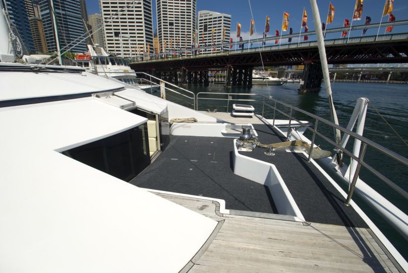 Sydney Crystal Harbour Cruises stern Sydney Crystal Harbour Cruises stern