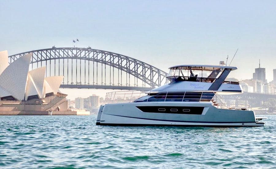 Boat Hire on Sydney Seabird Port side Boat Hire on Sydney Seabird Port side