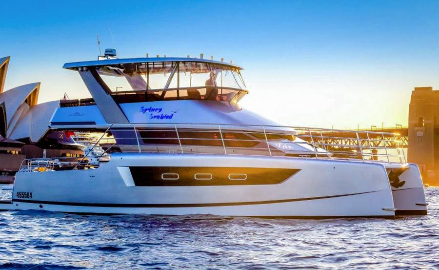 Boat Hire on Sydney Seabird starboard side Boat Hire on Sydney Seabird starboard side
