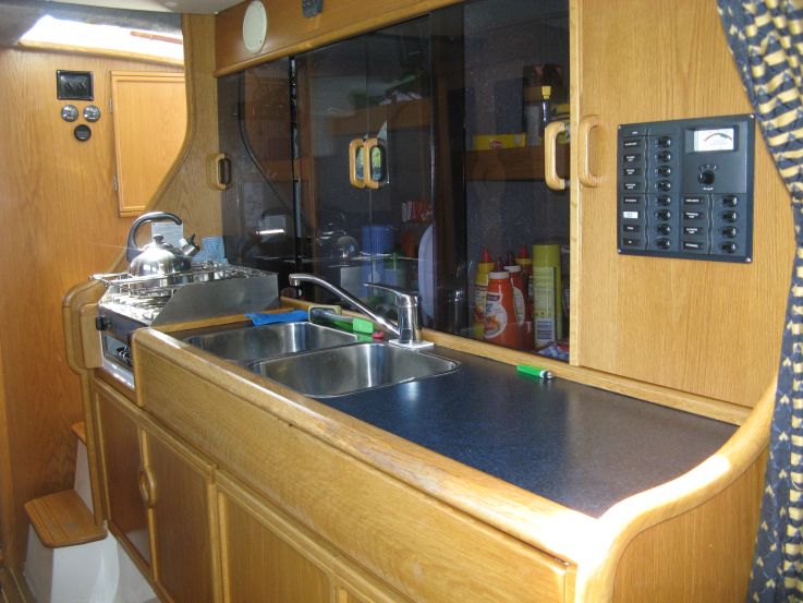 Top Cat Boat Hire galley Top Cat Boat Hire galley
