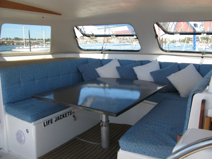 Top Cat Boat Hire undercover dining Top Cat Boat Hire undercover dining