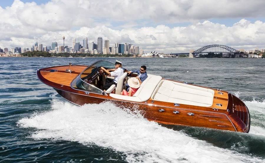 Valentines Day on La Dolce Vita port view cruising on sydney harbour