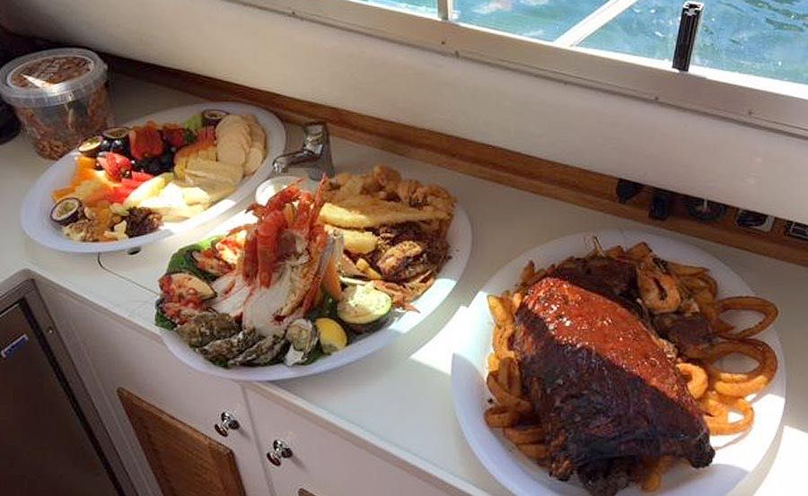 Valentine's Day Cruises on Salute catering