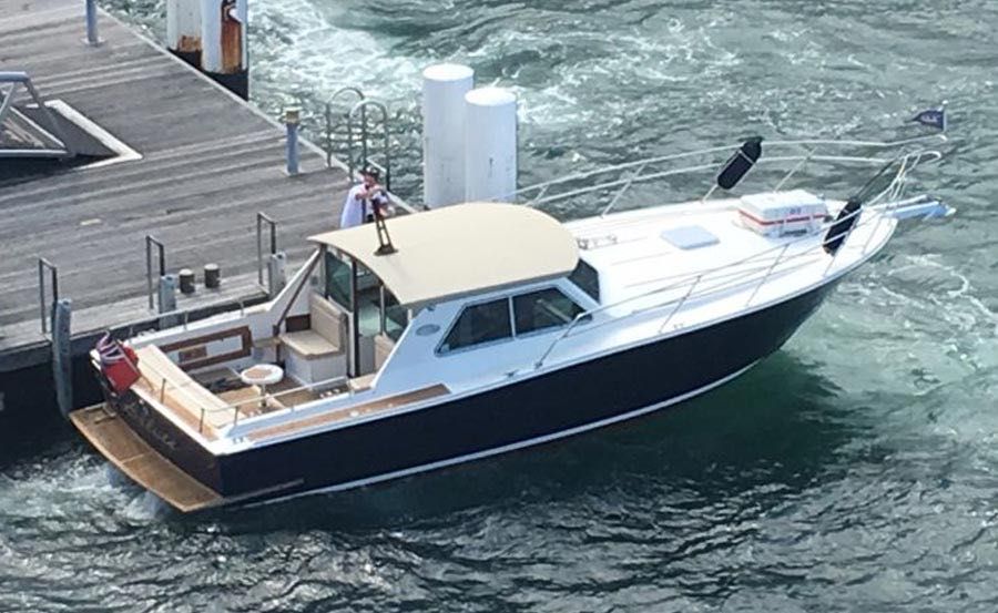 Valentine's Day Cruises on Salute birds eye view shot