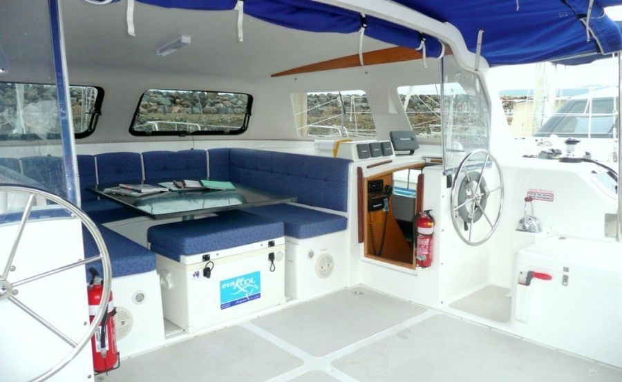 Vivid cruise on Rockfish I deck looking in Vivid cruise on Rockfish I deck looking in