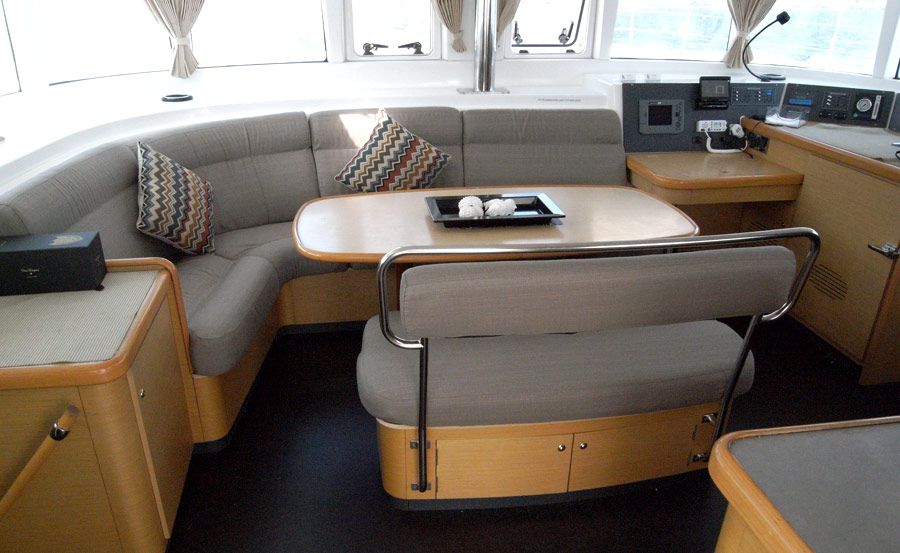 Internal lounge for Vivid Cruises on Hestia