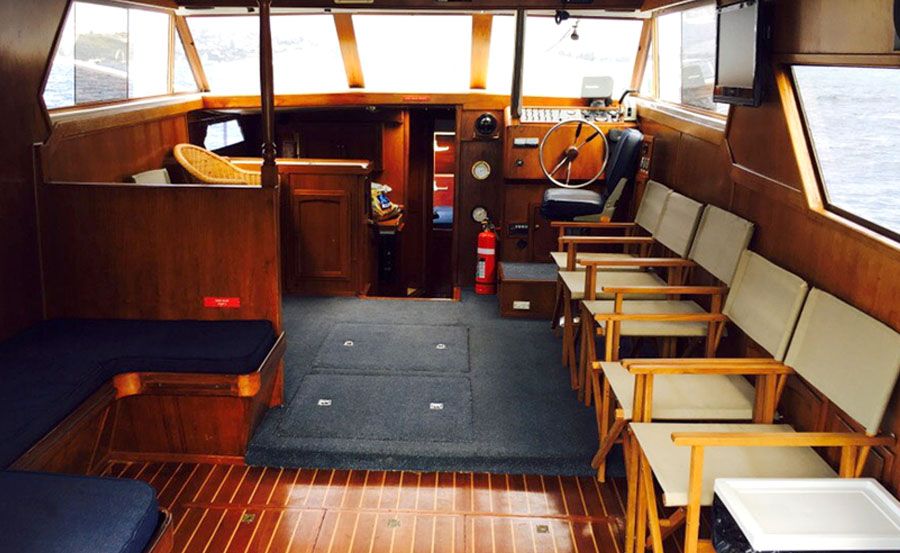 Internal space on board Vivid Cruises on Mayfair Internal space on board Vivid Cruises on Mayfair