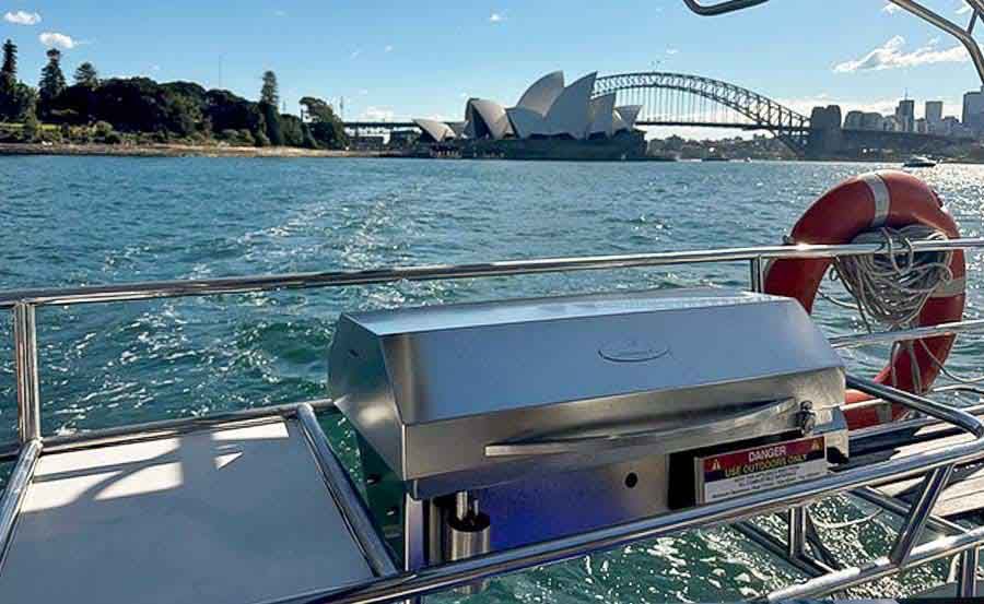 What's Kraken Boat Hire stern BBQ