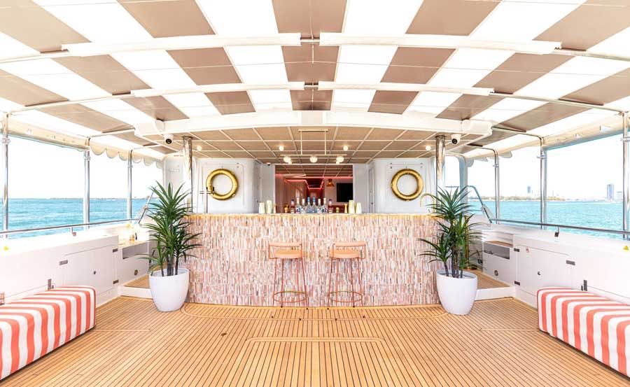 Boat Hire on YOT Vice Lower Deck Bar