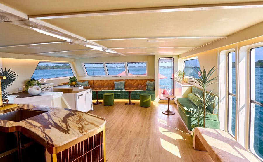 Boat Hire on YOT Viva main saloon Boat Hire on YOT Viva main saloon