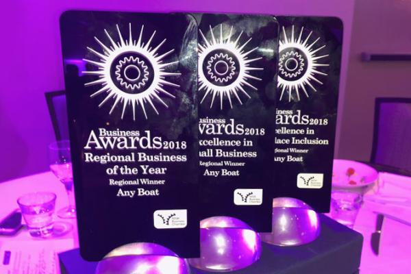 Any Boat Scoops The Pool in Business Awards!
