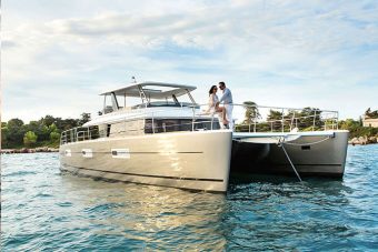 Catamaran Boat Hire Bow View